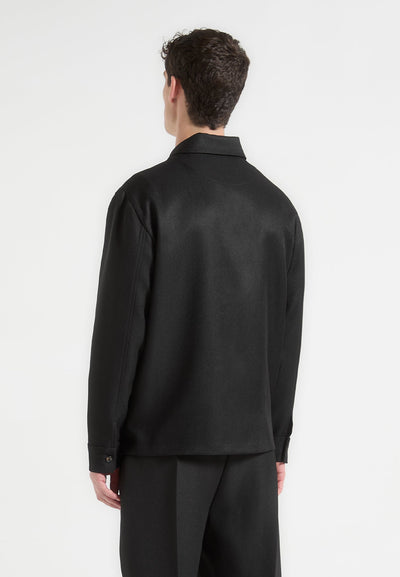 Tailored Overshirt - Black