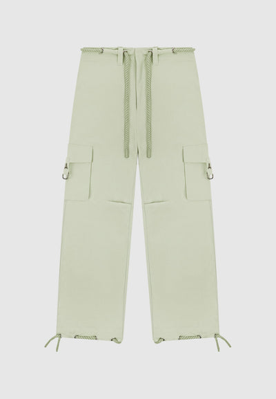 Ripstop Parachute Cargo Pants - Sage
