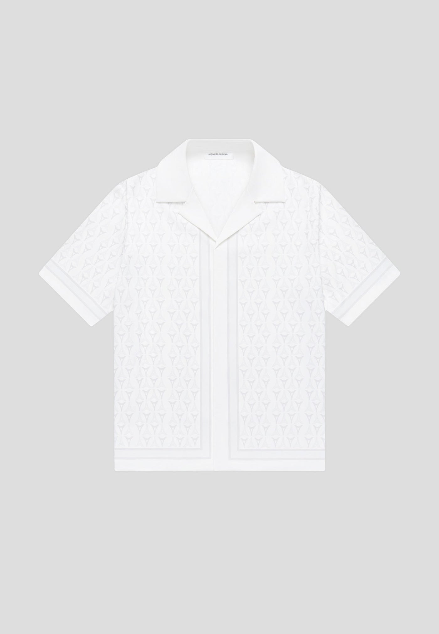 Eiffel Monogram Resort Shirt - White