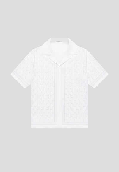Eiffel Monogram Resort Shirt - White