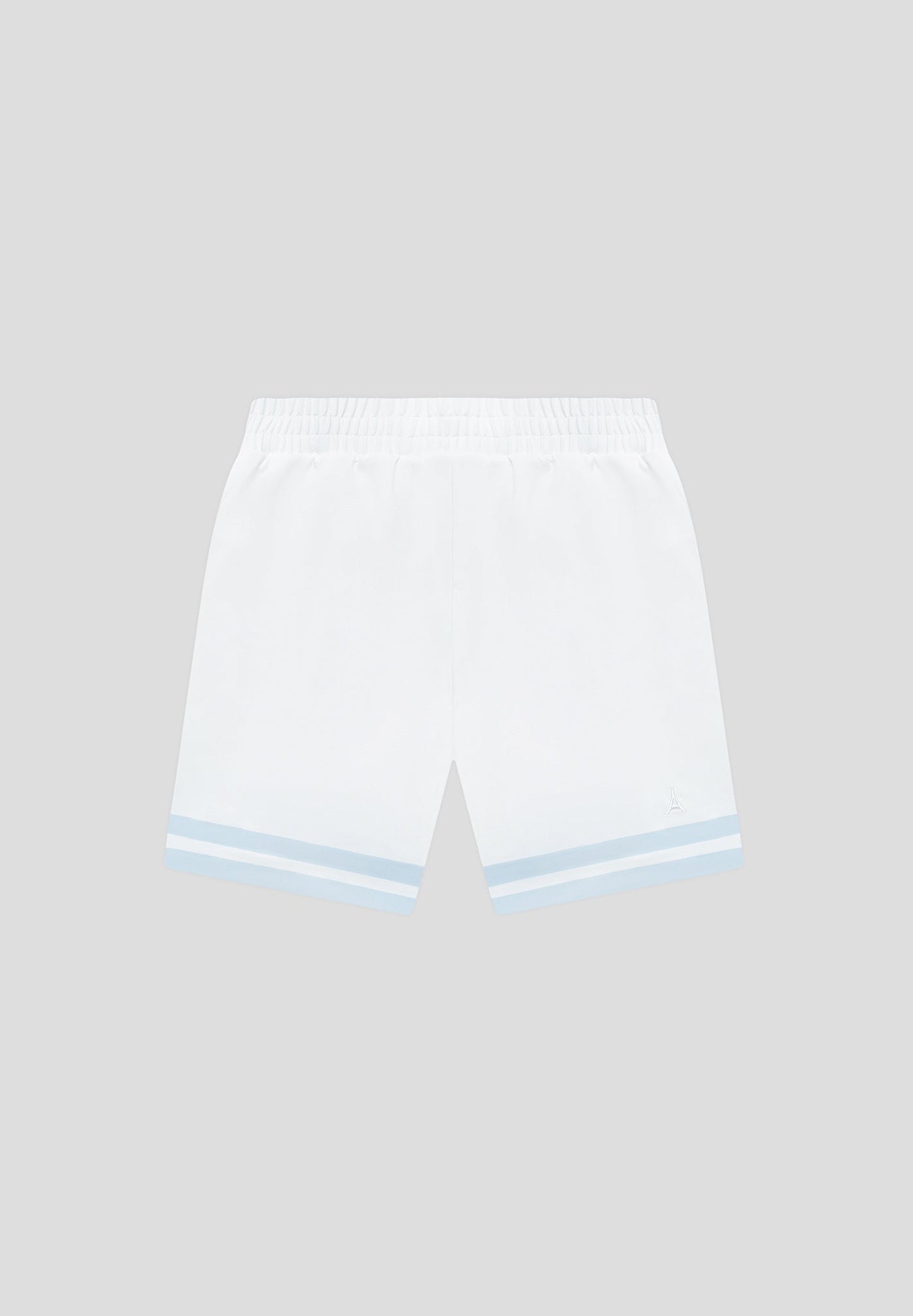 Floral Border Shorts - Blue