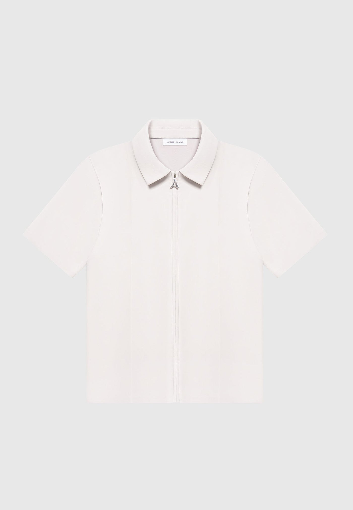 Tailored Shirt With Crease - Stone