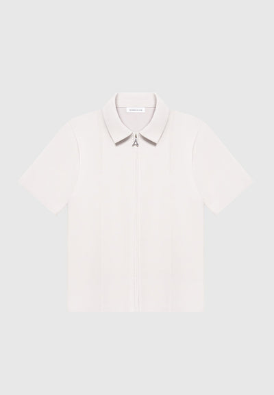 Tailored Shirt With Crease - Stone