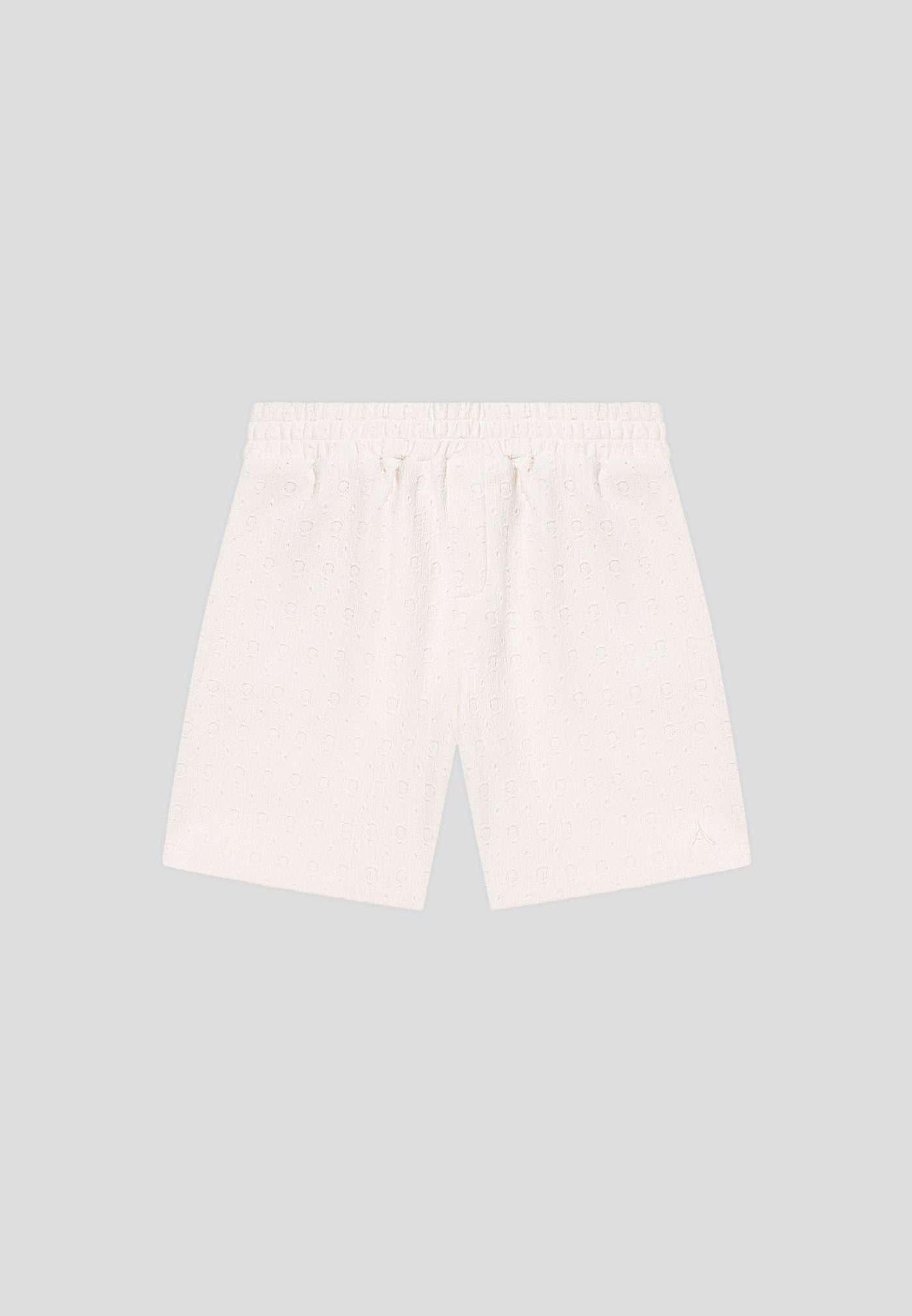 Textured Shorts - Cream